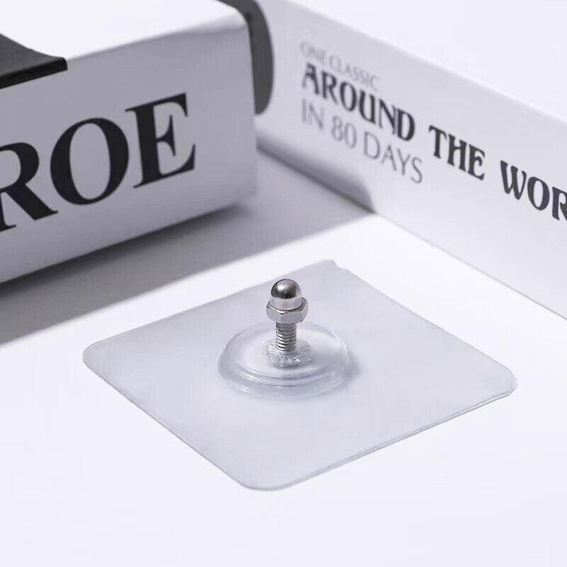 10X Punch-Free Adhesive Wall Hanging Hooks - 16mm