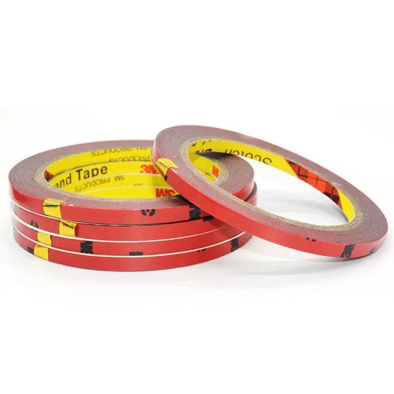 Vehicle 3M Strong Permanent Double Sided Super Sticky Versatile Roll Tape Craft - 8mm