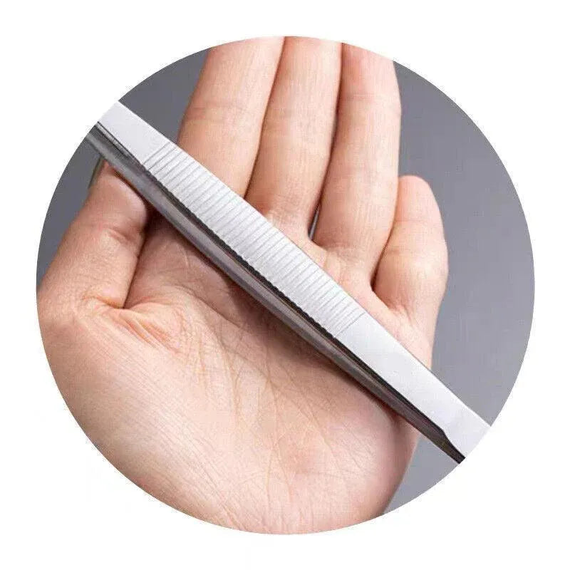 Kitchen Tweezers Silver Garden Tweezer For Professional Use Craft Home Long Au - CR 30cm