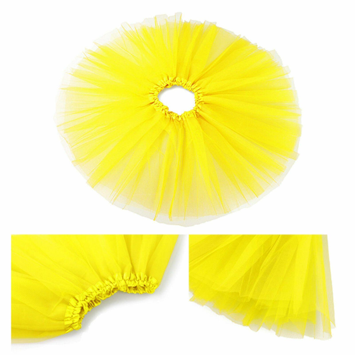 Girls Tutu Skirt Princess Dressup Party Costume Ballet Dancewear - Fruit Green