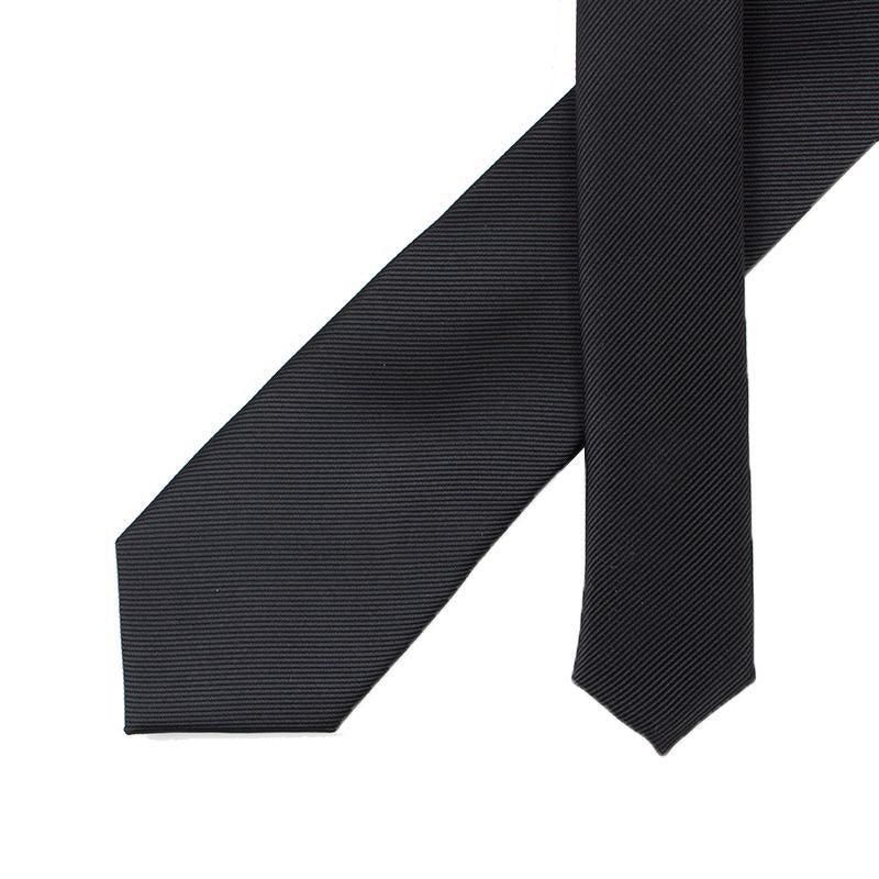 Men's Skinny Tie Fashion Solid Plain Satin Formal Wedding Casual Necktie Ties - Dark Purple