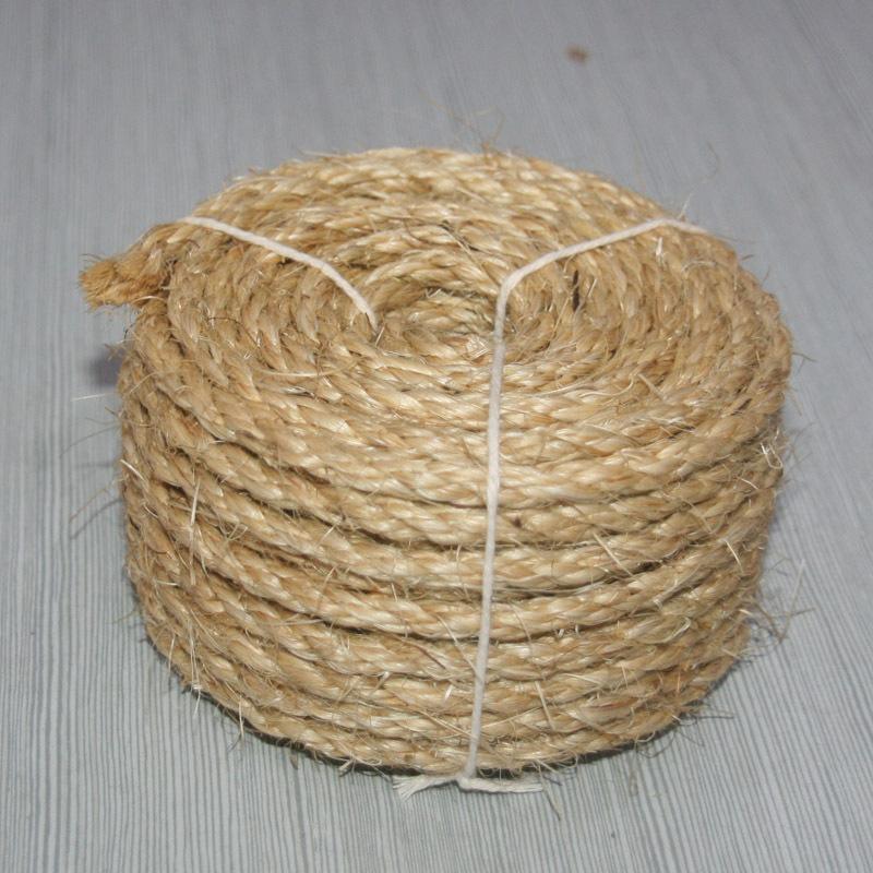 Versatile Natural Sisal Rope 6mm Thick Twine 10M-50M for Crafts - 6MM*10M