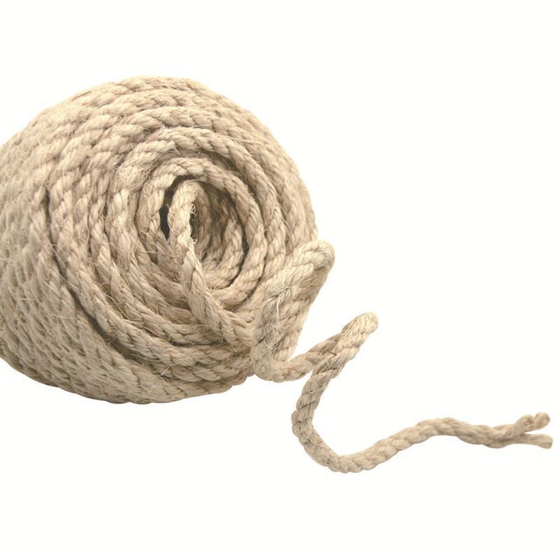 Versatile Natural Sisal Rope 6mm Thick Twine 10M-50M for Crafts - 6MM*10M
