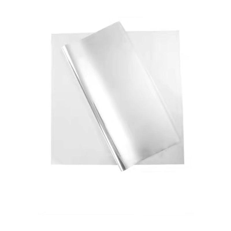 100X Clear Cellophane Wrap Rolls - 4 Sizes for Gifts & Bouquets - 100PCS-53*53CM