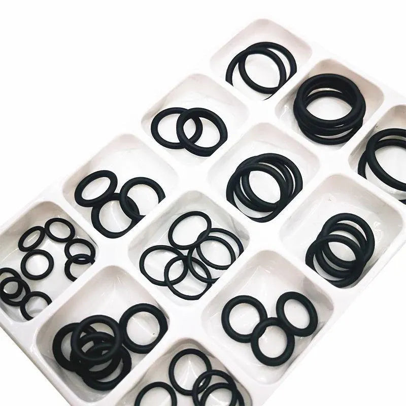 Rubber O-Ring Assortment Kit 50PC- Pack O-Rings Set Automotive Plumbing Seals