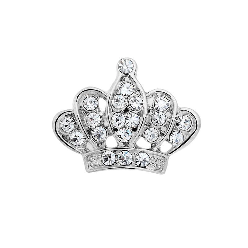 Small Crown Brooch Accessory Fashion Corsage Pin Jewelry Women Men Gift - 1# Gold