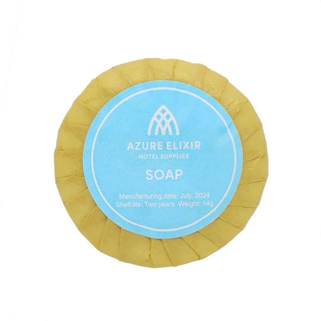 50pcs Hotel Soap Bars for Guesthouse Bathroom Travel Toiletries Set Hotel Use - Round