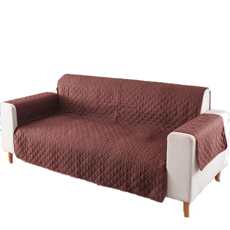 130X195cm Seater Pet Sofa Protector Cover Quilted Couch Covers Lounge Slipcover - Beige
