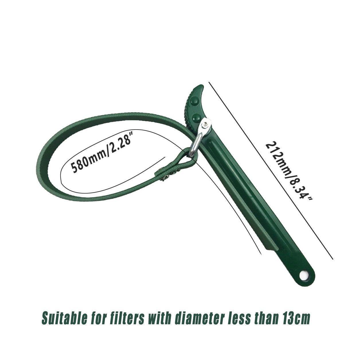 Oil Filter Belt Wrench Puller Strap Spanner Filter Cartridge Removal Tool
