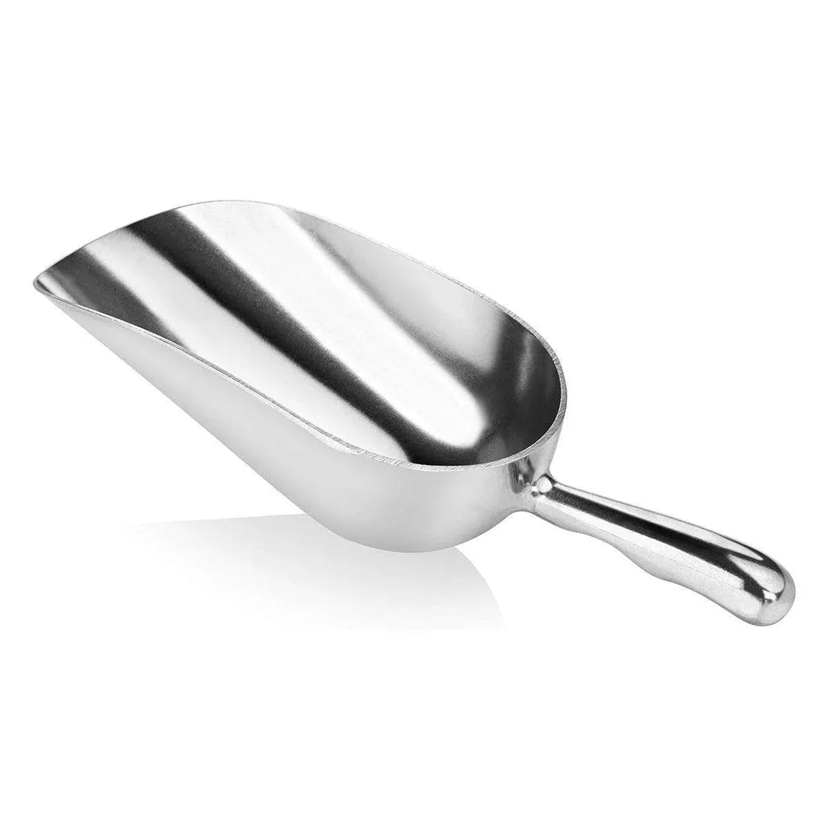4 Sizes Aluminum Alloy Ice Shovel Flour Rice Scoop Multipurpose Kitchen Tool - S