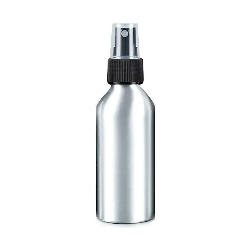 10pcs Travel Size Refillable Aluminum Spray Bottles Toner Cleaning Solution Mist - 10pcs-120ml