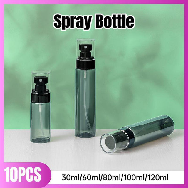 10pcs Small Empty Spray Bottles for Disinfectant Fine Mist Travel Dispense - Spray-Bottle-10pcs-80ml