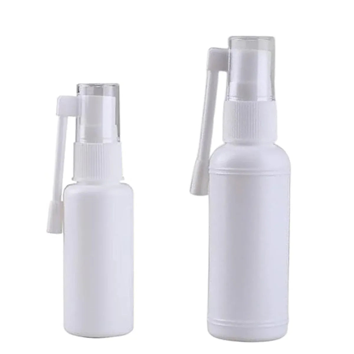 50PCS Rocker Sprayer 360 Degree Spray Bottle Small White Refillable Mist Container - 30ML