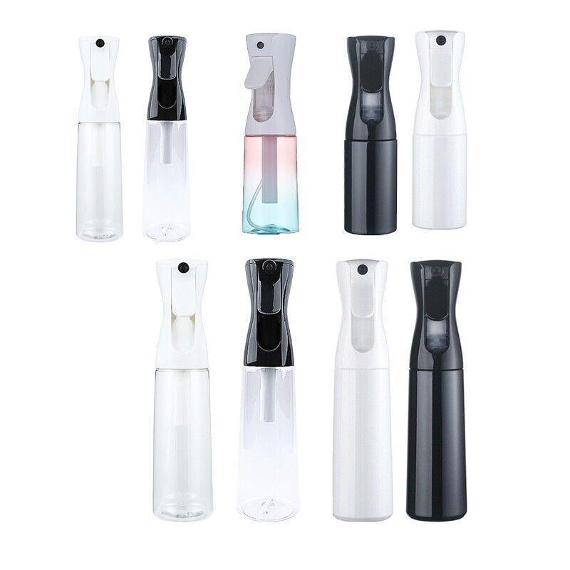 500ML Continuous Spray Bottle Ultra Fine Mist Dispenser Sanitizer Salon - Black