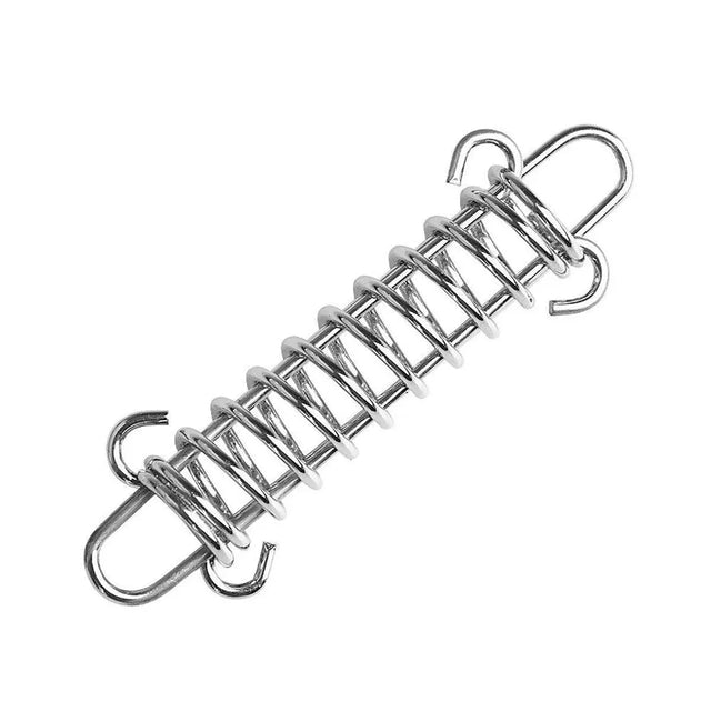 1-15PCS Outdoor Camping Tent Wind Rope Buckle Fix Hook Buckles Silver Red - 5pcs