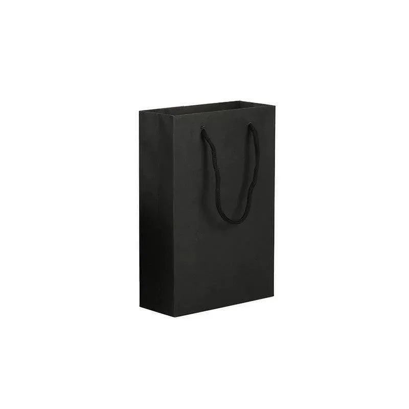 150Pcs Bulk Black Paper Bags Gift Shopping Carry Craft Bag With Cutton Handles - 17*24*10cm