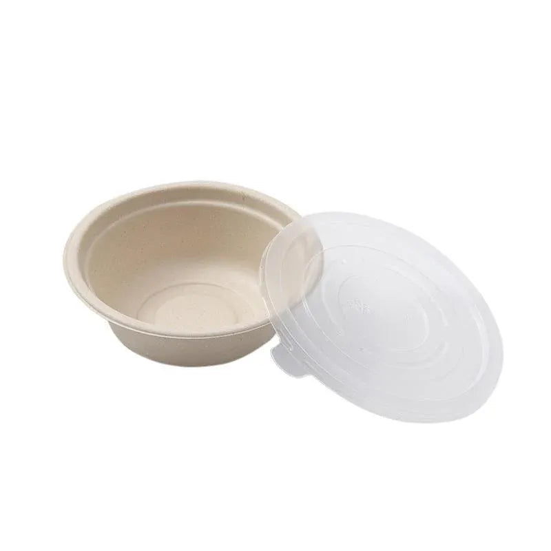 250PCS Food Preparation Burger Storages Cake Packaging Box Lunch Boxes Primary - Primary 500ml+PP lid