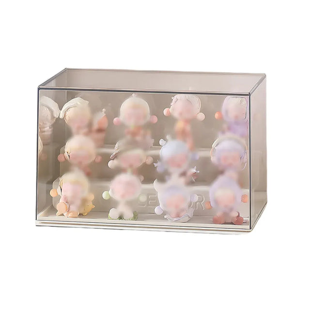 Blind Box Storage Display Rack Transparent Acrylic Collectible Display - White