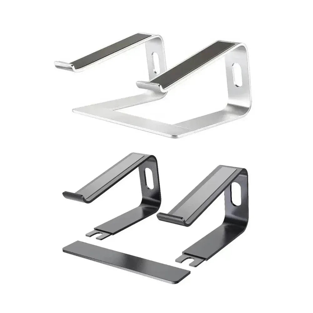 Desk Laptop Stand Aluminium Riser Compatible with 11 to 15 Inch Laptops - Black