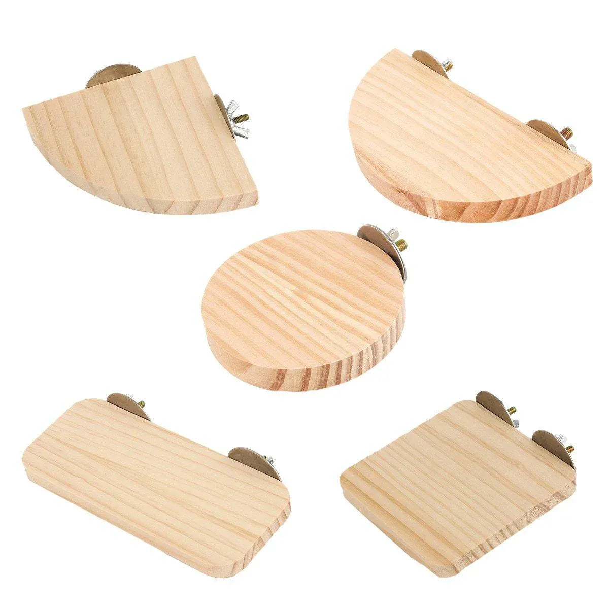 Hamster Parrot Play Stand Jump Platform Squirrel Cage Accessories Gear Pet Toy - A2109 (9.5*9.5*1.5cm)
