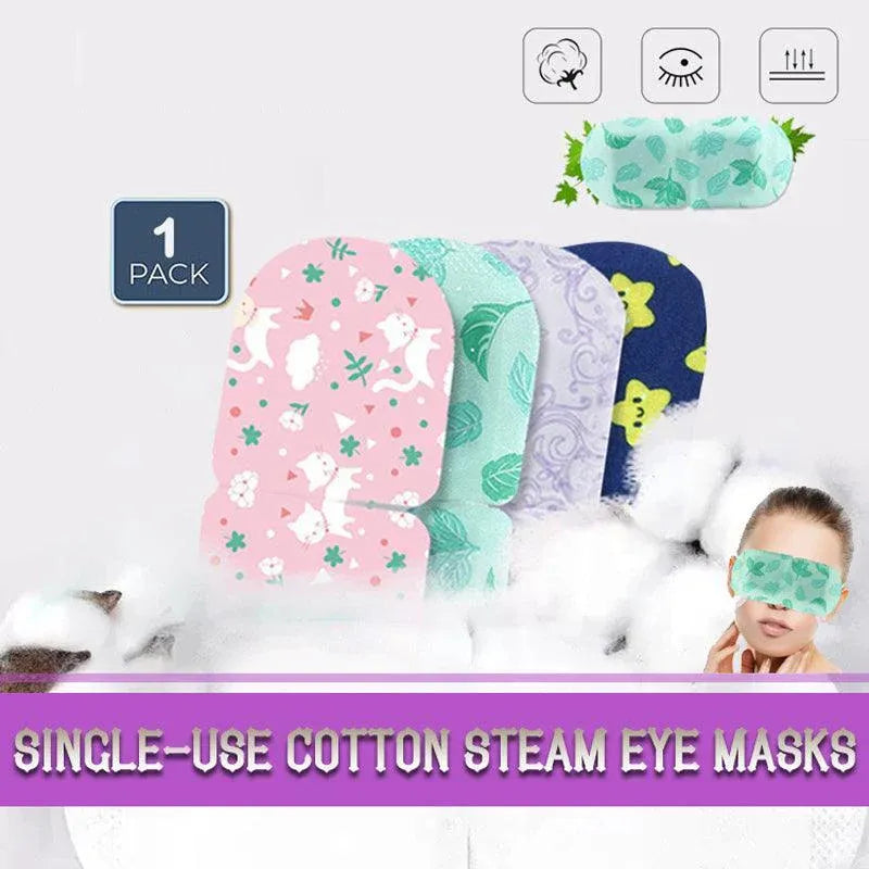 3Pcs Steam Warm Eye Pad Mask Relieve Fatigue Over Worked Eyes Comfortable Health