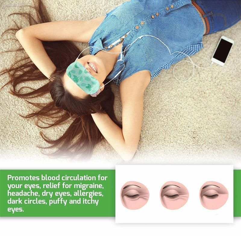 3Pcs Steam Warm Eye Pad Mask Relieve Fatigue Over Worked Eyes Comfortable Health