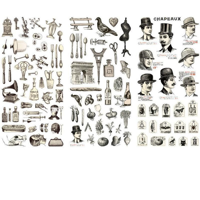 15-Style Creative Student Graffiti Sticker Small Fresh Sticker - O-Retro Objects