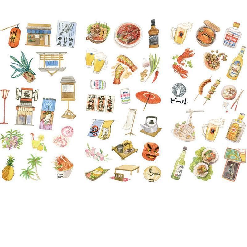 15-Style Creative Student Graffiti Sticker Set Small Fresh Sticker - C-Tokyo Cuisine