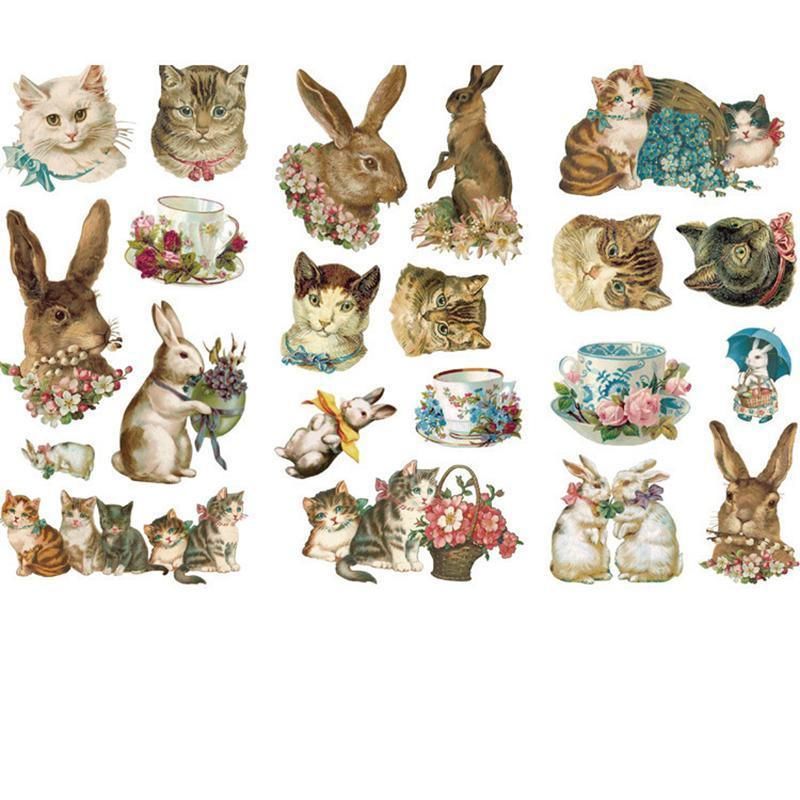 15-Style Creative Student Graffiti Sticker Set Small Fresh Sticker - E-Cute Pet