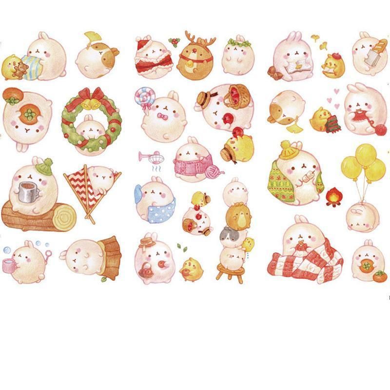 15-Style Creative Student Graffiti Sticker Set Small Fresh Sticker - F-Rabbit