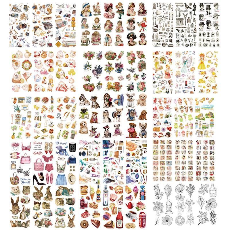 15-Style Creative Student Graffiti Sticker Set Small Fresh Sticker - G-Bangkok Cuisine