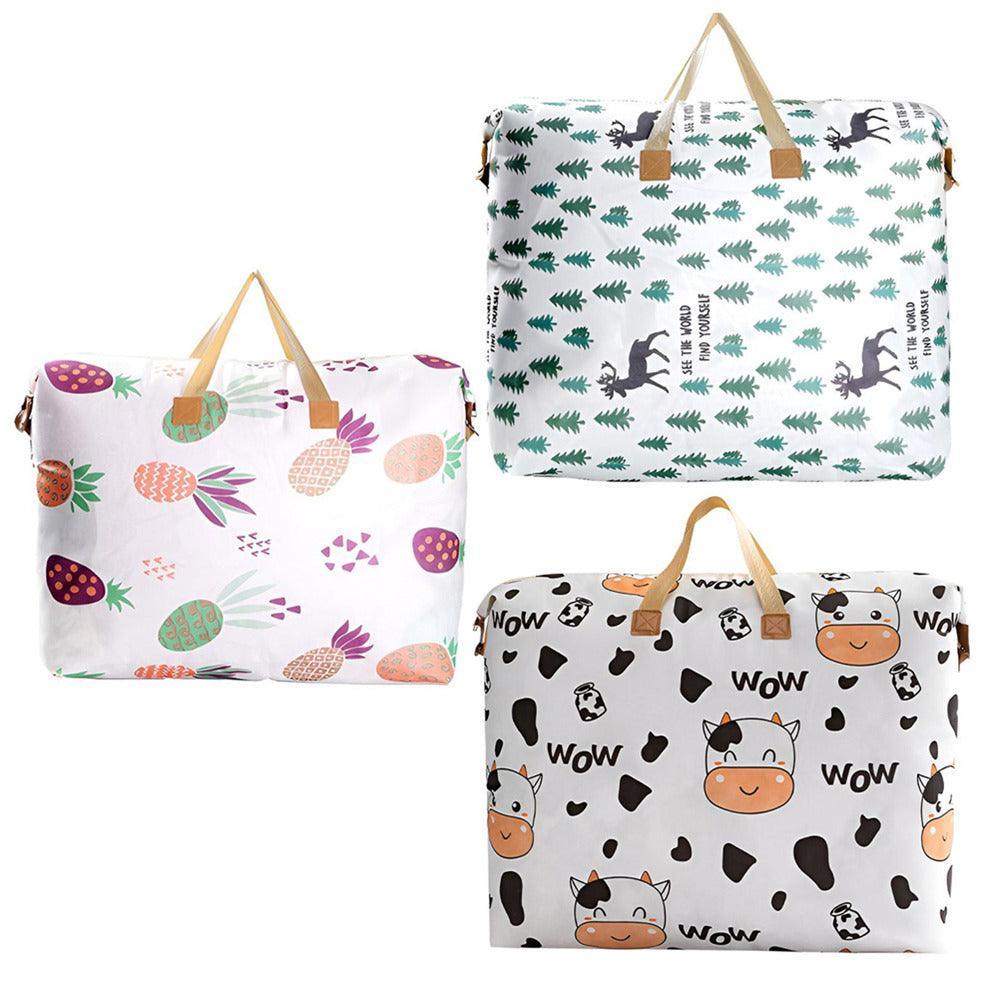 Multipurpose Quilt Storage Bags Waterproof Coated Fabric 4 Sizes Available - Cow 80*27*56cm