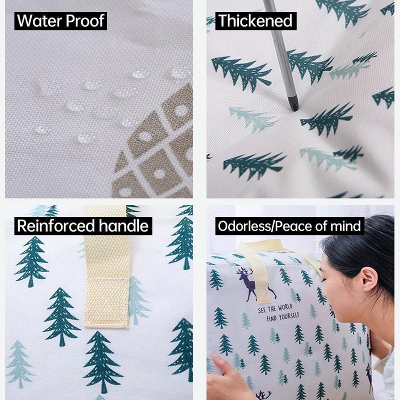Multipurpose Quilt Storage Bags Waterproof Coated Fabric 4 Sizes Available - Cow 68*17*41cm