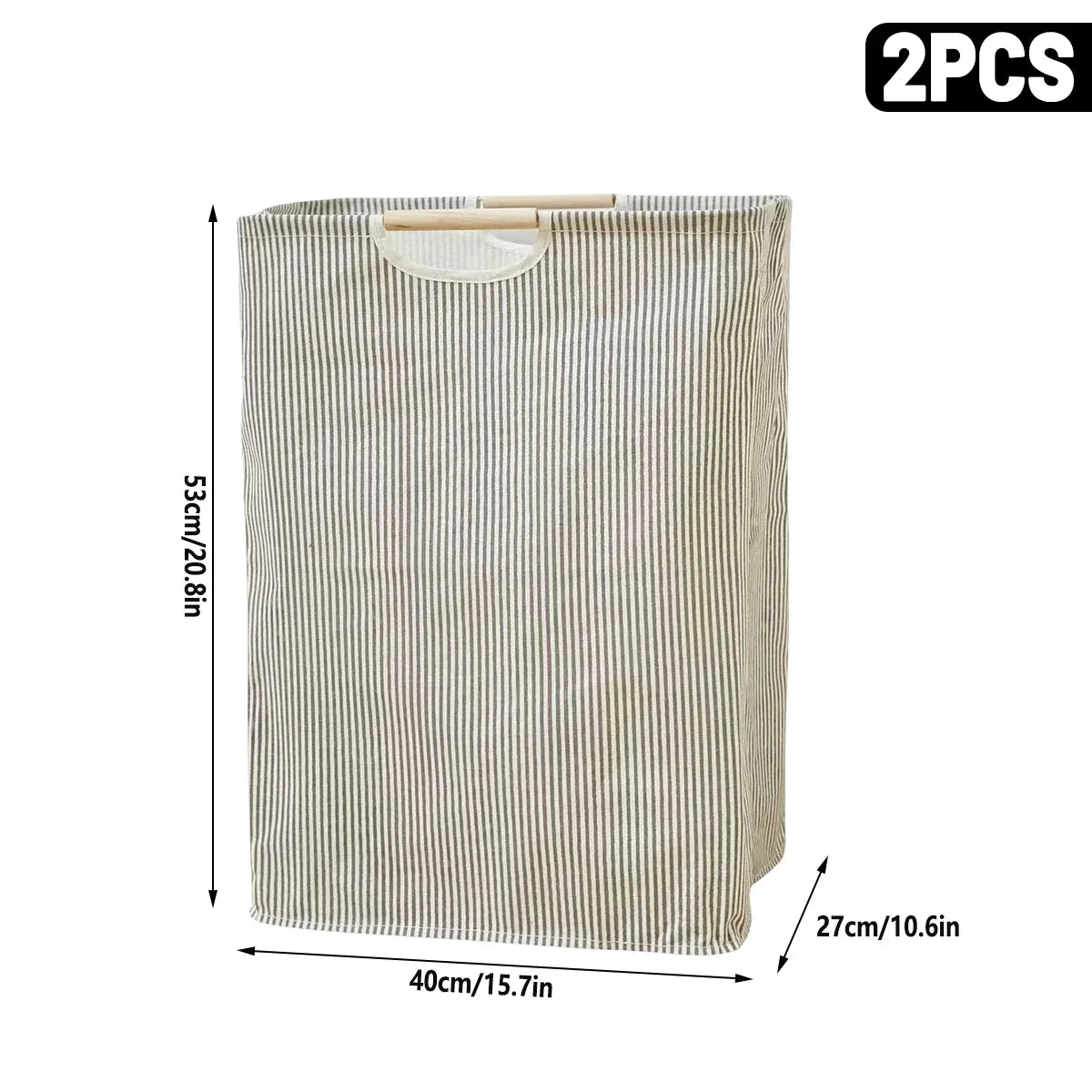 Storage Box Set 2PCS Large Capacity Clothing Storage Basket Bag for Household