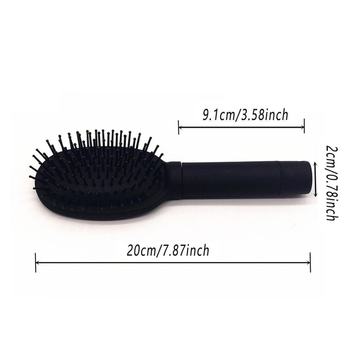 Secret Compartment Hair Comb Multi-functional Storage Hidden Money Medicine Box