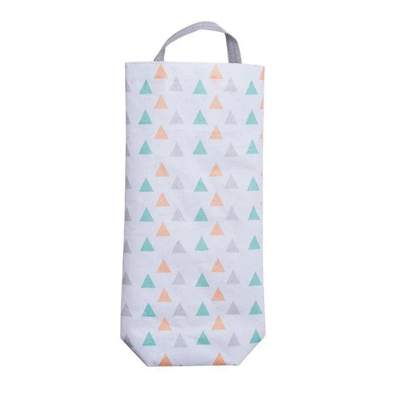 Plastic Bag Bags Hanger Organizer Storage Kitchen Trash Garbage Dispenser Holder - Triangle