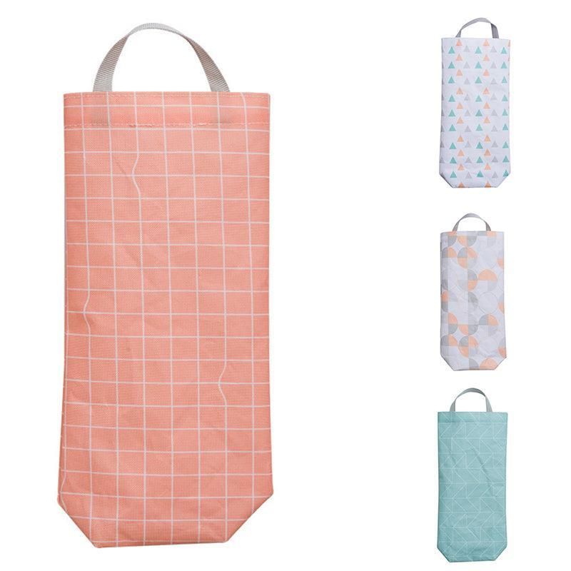 Plastic Bag Bags Hanger Organizer Storage Kitchen Trash Garbage Dispenser Holder - Triangle