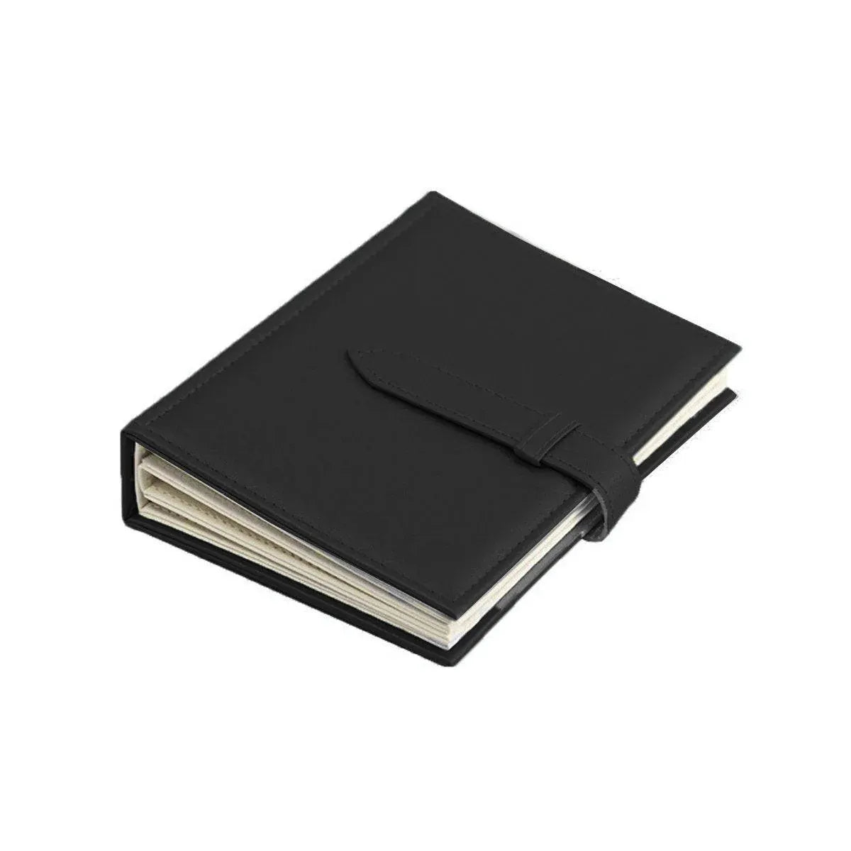 Large Capacity Jewelry Storage Book for Earrings Home Organizer Small Size Box - Black