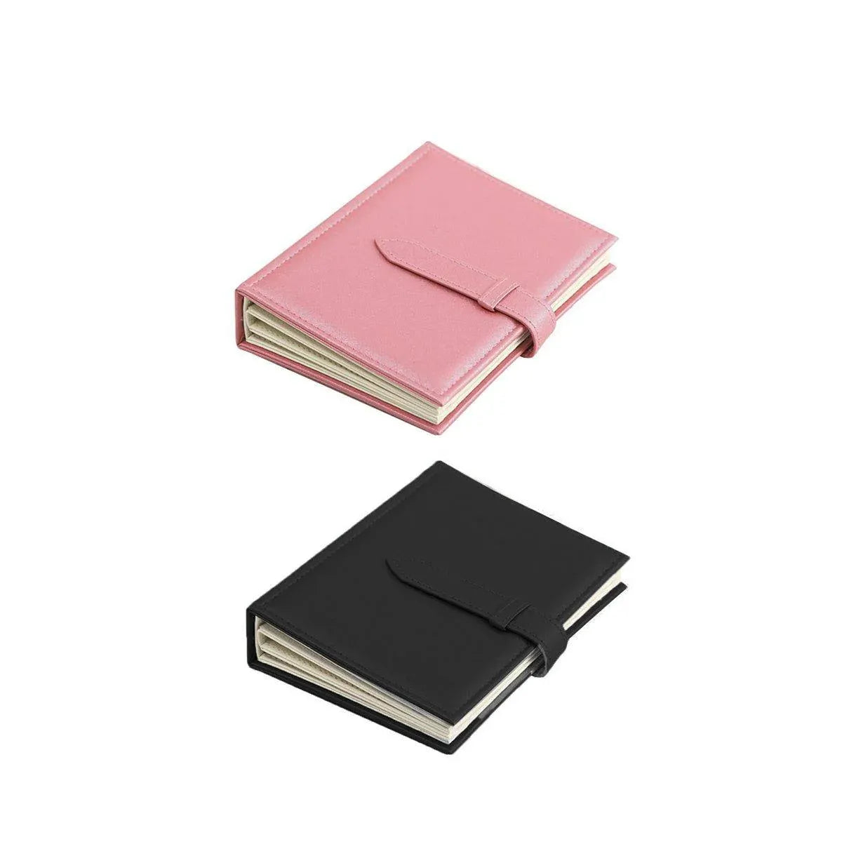 Large Capacity Jewelry Storage Book for Earrings Home Organizer Small Size Box - Black