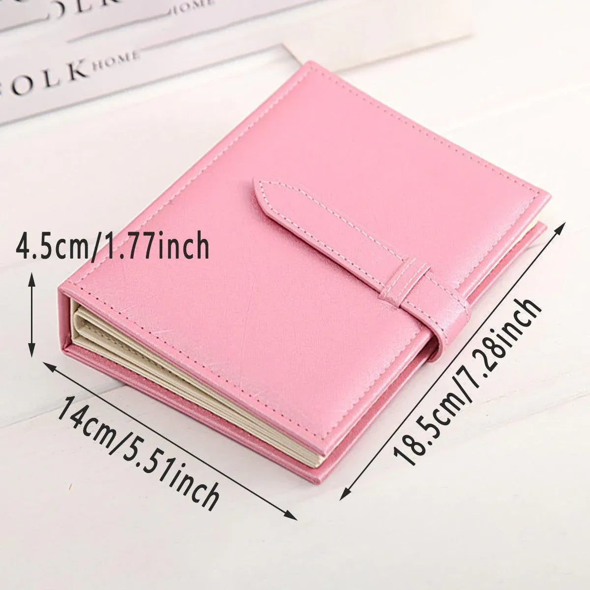 Large Capacity Jewelry Storage Book for Earrings Home Organizer Small Size Box - Black