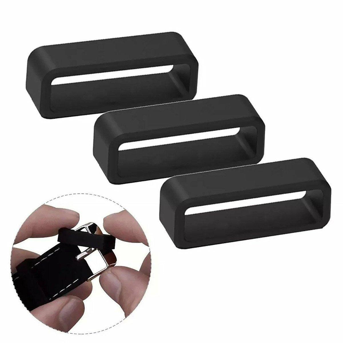 4/8pcs Watch Silicone Gel Ring Bracelet Rubber Bands for Men Women Fashion - 18mm-4pcs
