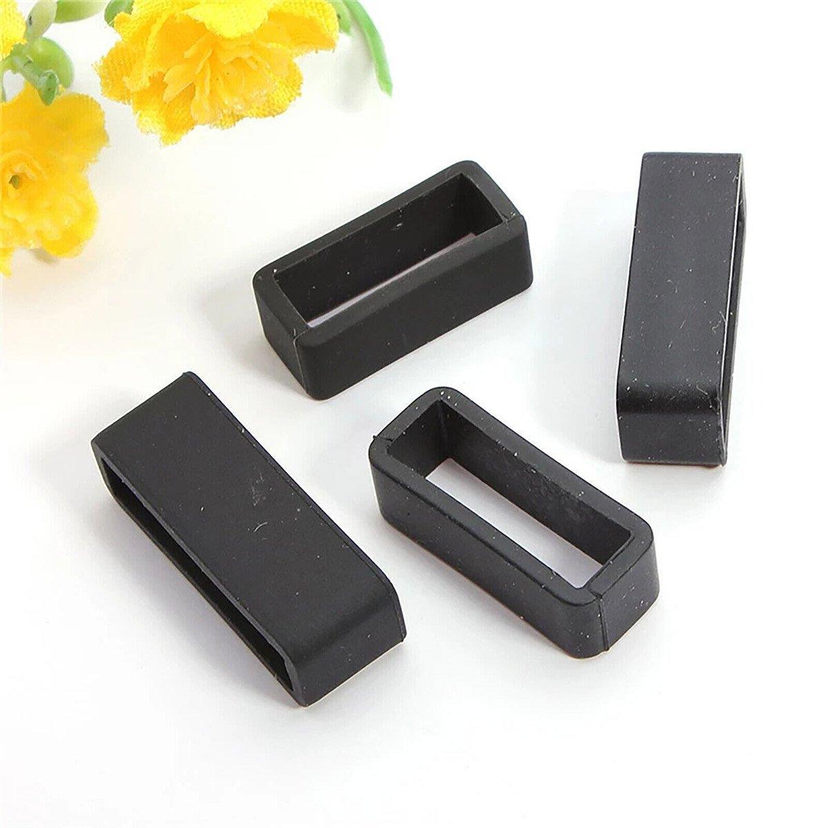 4/8pcs Watch Silicone Gel Ring Bracelet Rubber Bands for Men Women Fashion - 20mm-8pcs