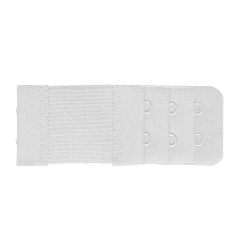 Maternity Strap Clip On Bra Extender Extension 2 Hooks Ladies Plus Size - White