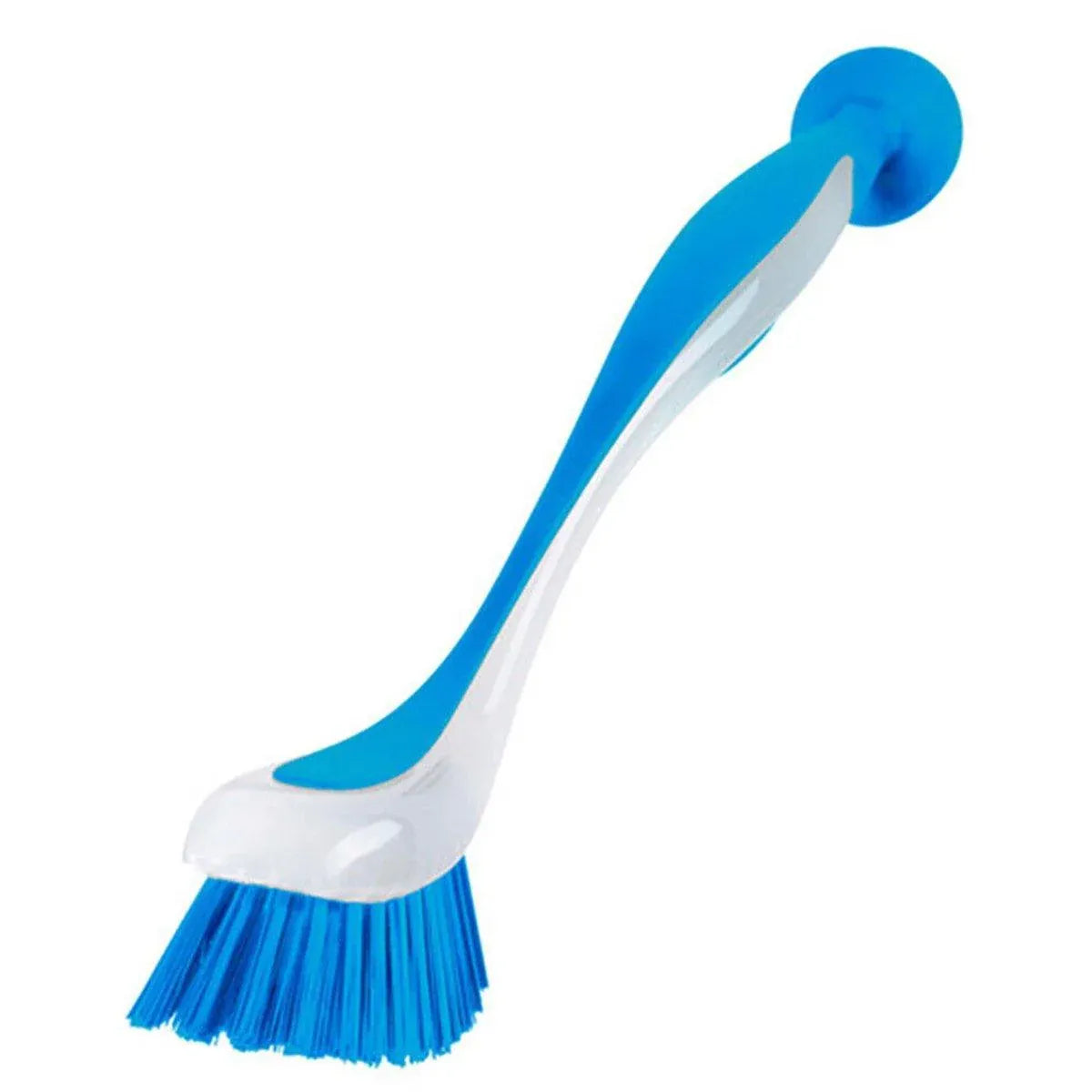 Multi Functional Long Handle Cleaning Brush Vertical Suction Kitchen Brush - Blue