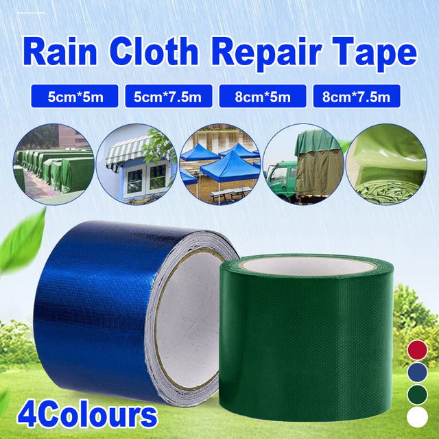 High Adhesive Tarpaulin Repair Waterproof Universal Blue 8 cm x 5 m Model 159977