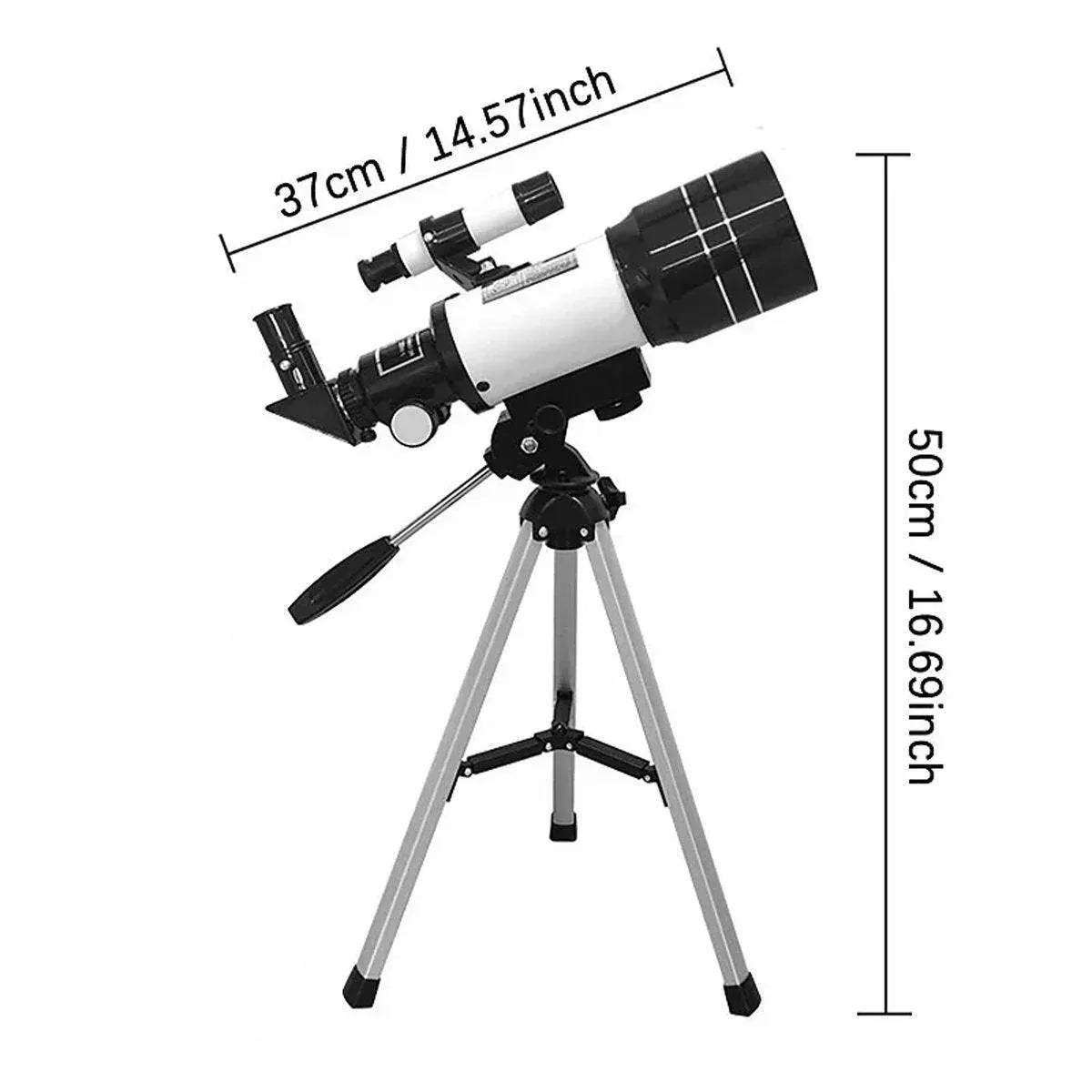 HD Astronomical Telescope with Desktop Tripod and Up to 150X Combo Magnification