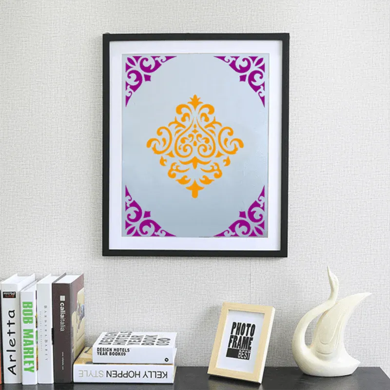 16 Pack Mandala Painting Stencils Drawing Dot Templates For Floor Wall DIY Decor