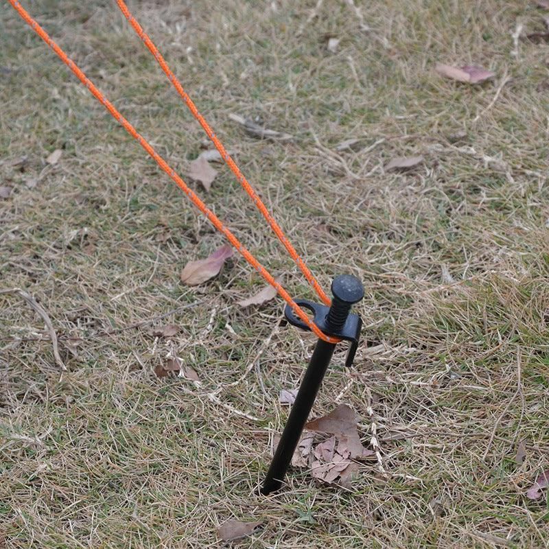Heavy Duty Camping Tent Pegs 30cm Steel Ground Stakes Set of 10 for Outdoor Use