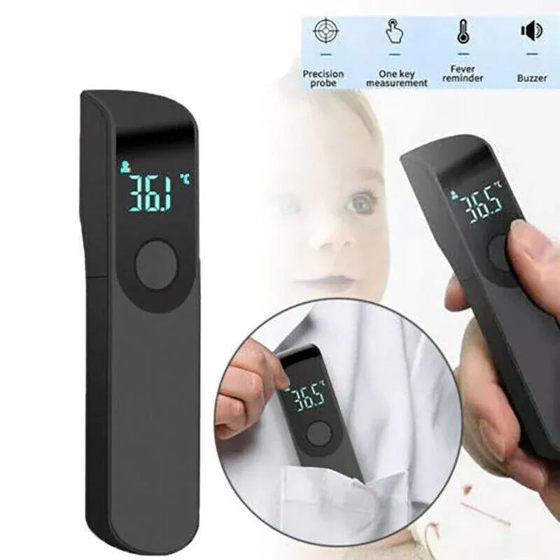 Digital Ir Thermometer Baby Forehead Body Temperature Gun Finger Pulse Oximeter
