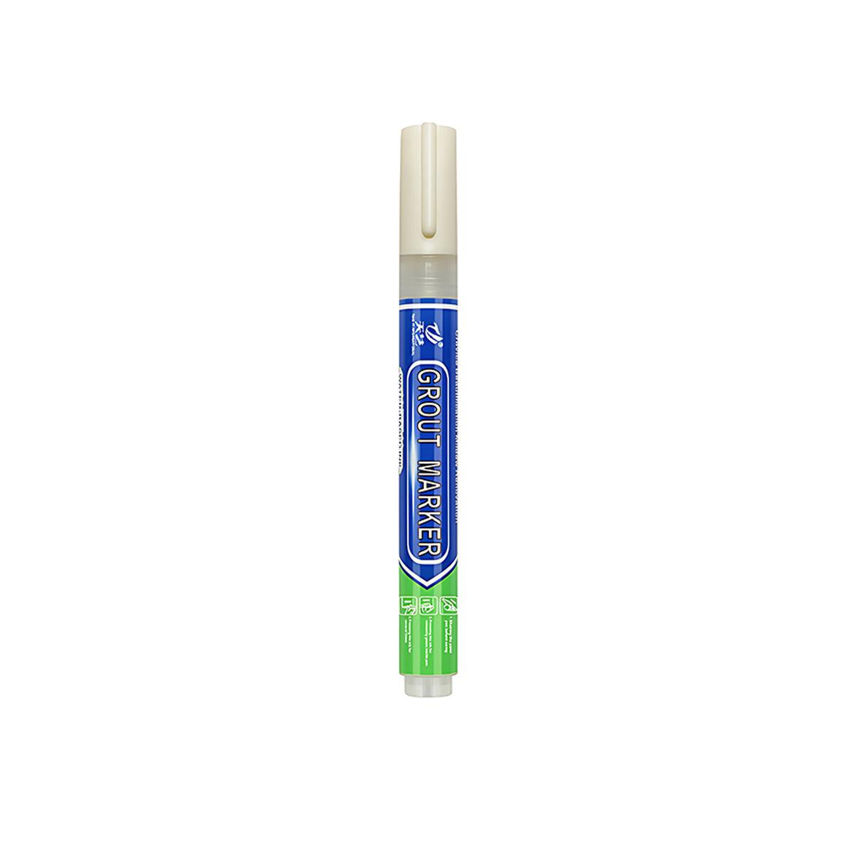6Colours Tile Repair Pen Styling Wall Gap Grout Refresher Marker Bathroom - Black